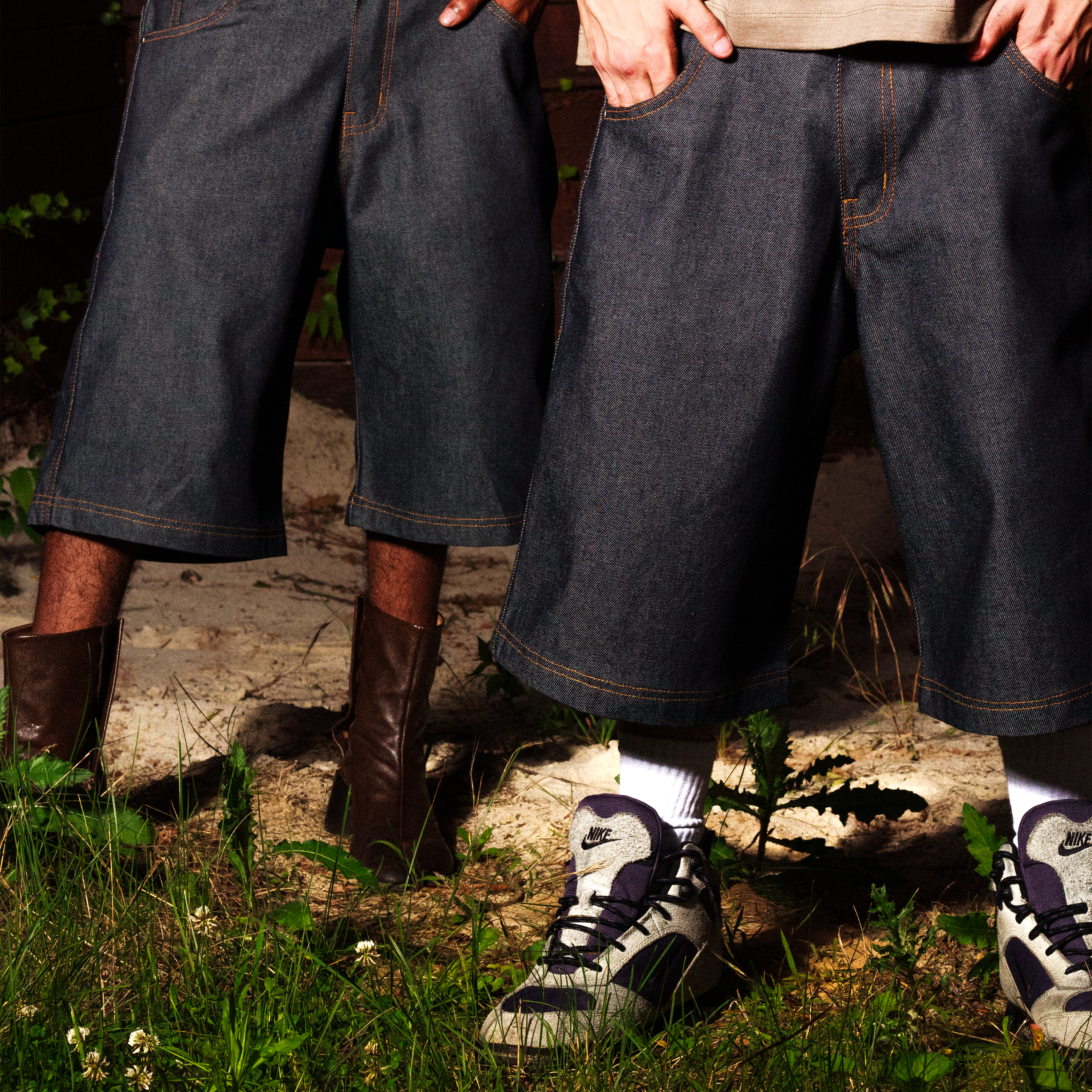 14oz Raw Indigo Denim Jorts