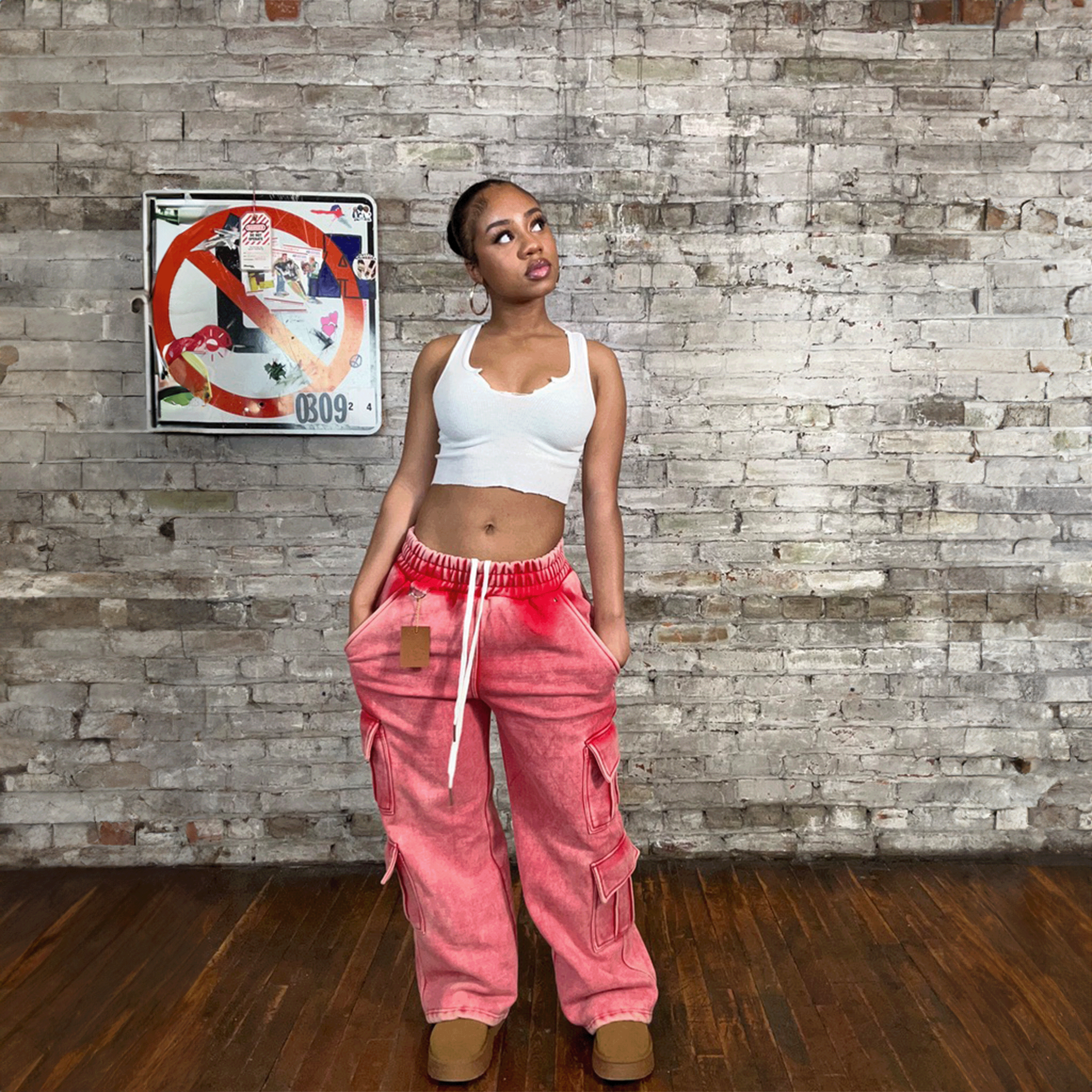 ROSE CARGO SWEATPANT