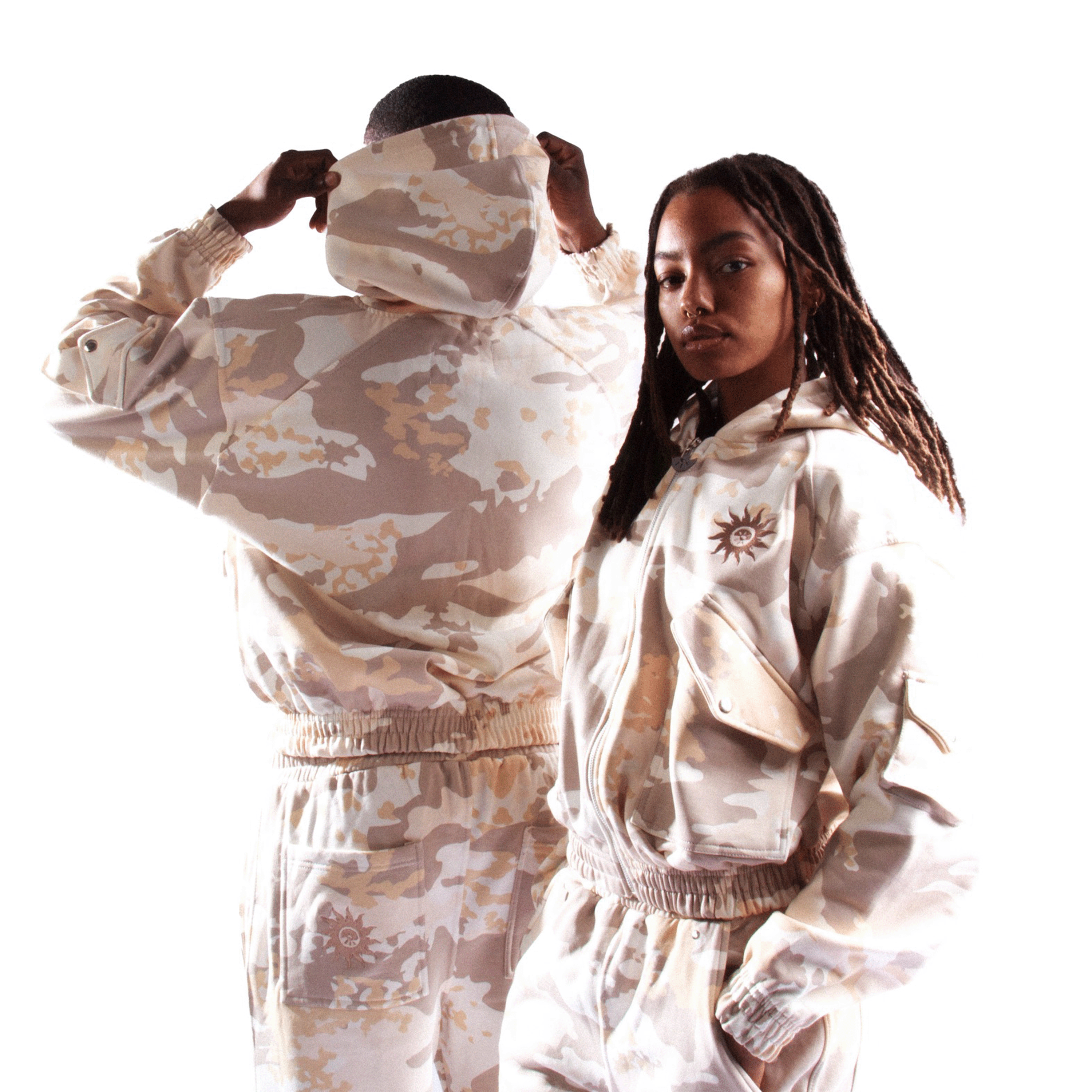 DESERT CAMO ZIP-UP