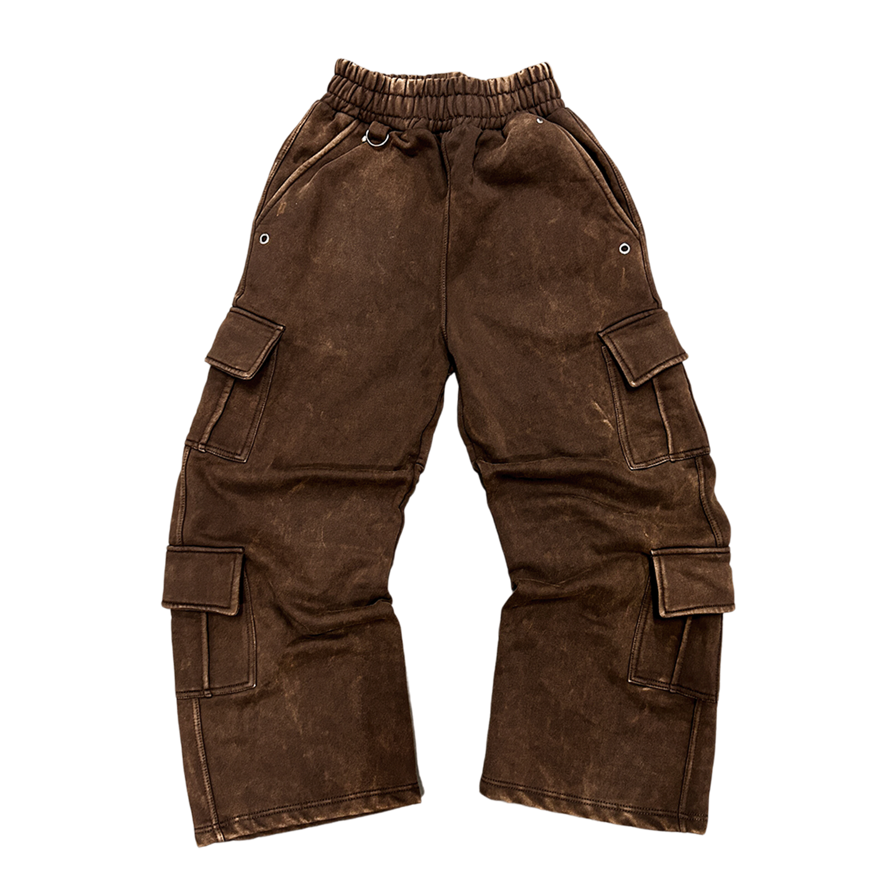 MOCHA CARGO SWEATPANTS