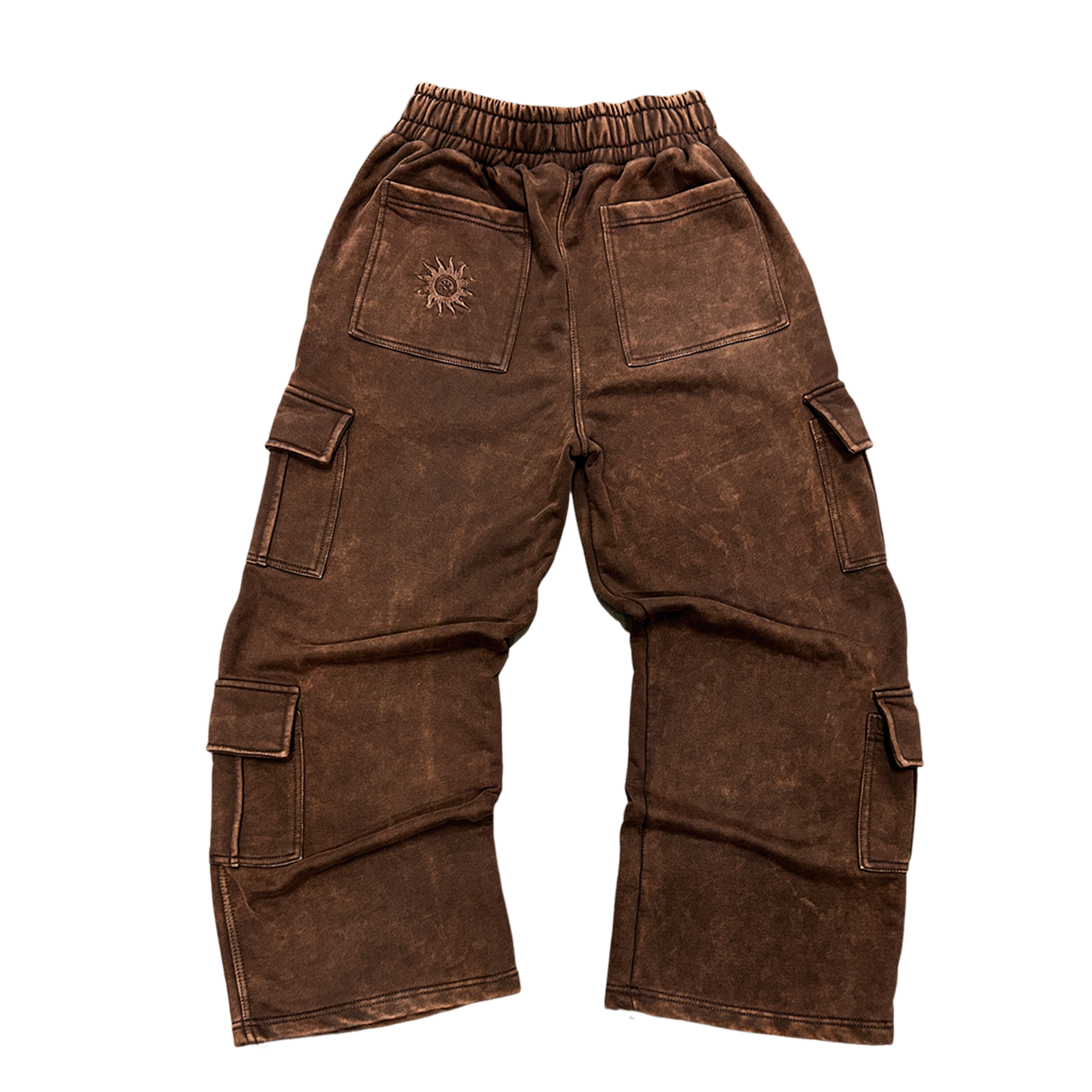 MOCHA CARGO SWEATPANTS