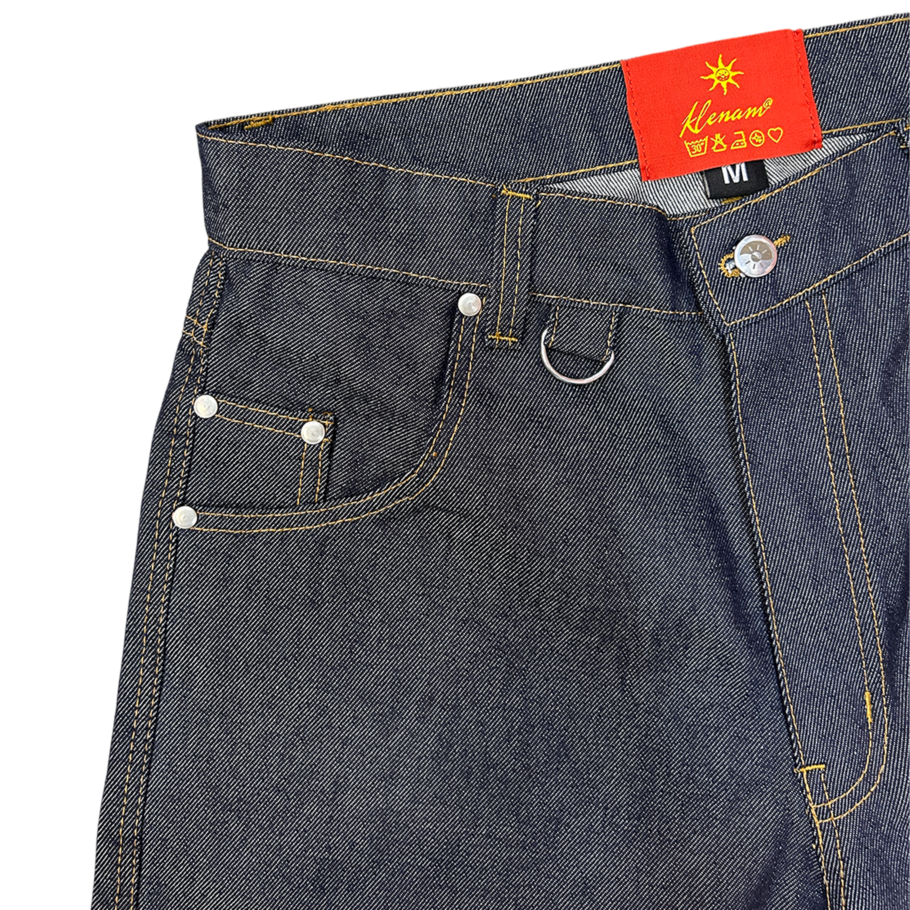 14oz Raw Indigo Denim Jorts
