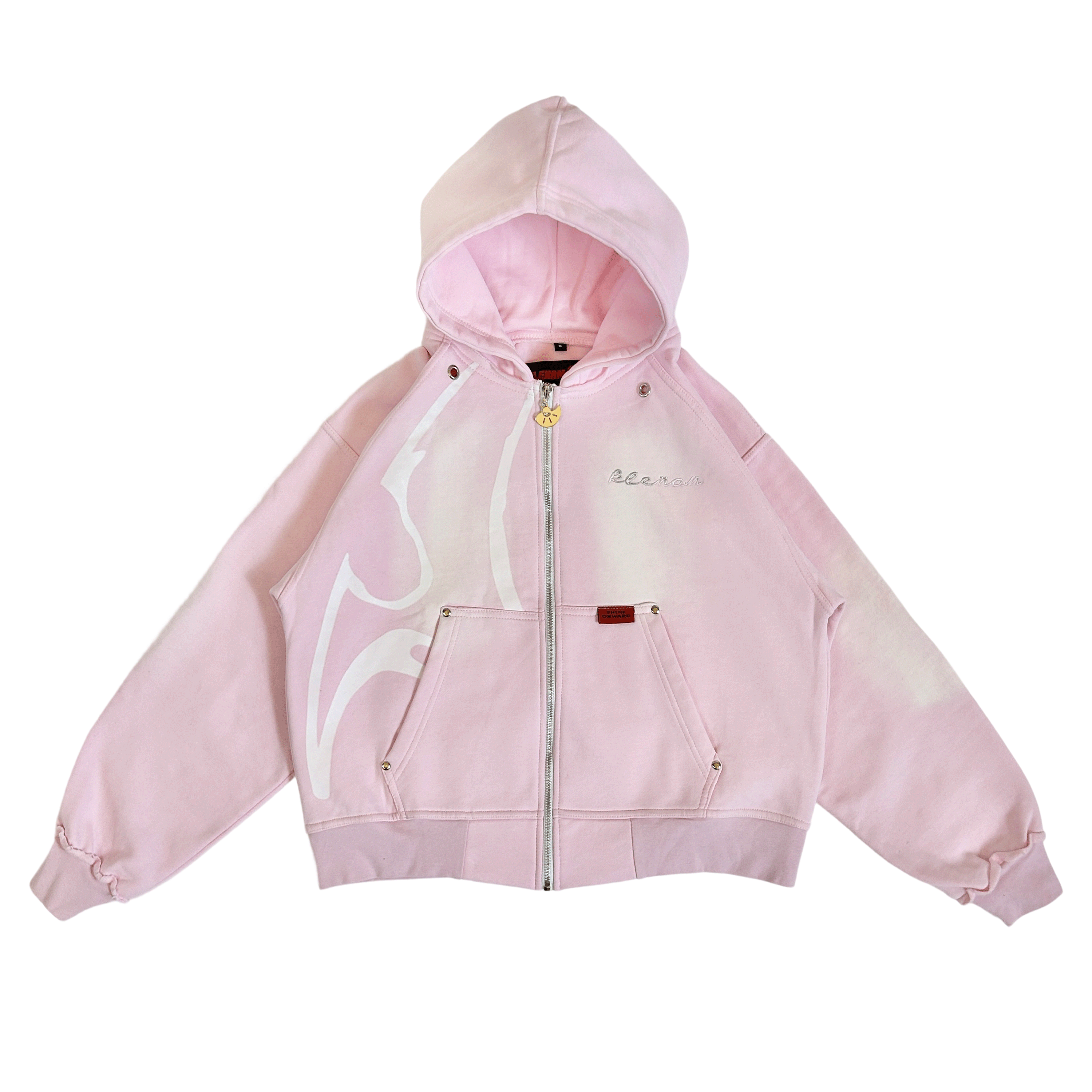 SOFT PINK ZIP-UP