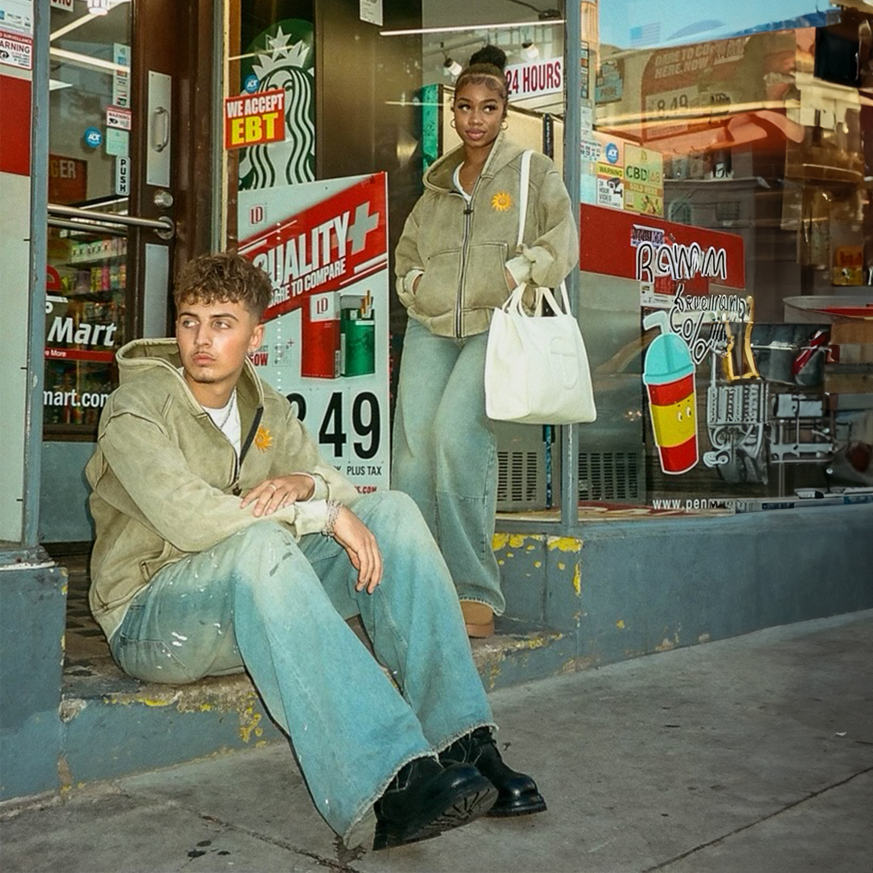 ARMY OLIVE WASH ZIP-UP