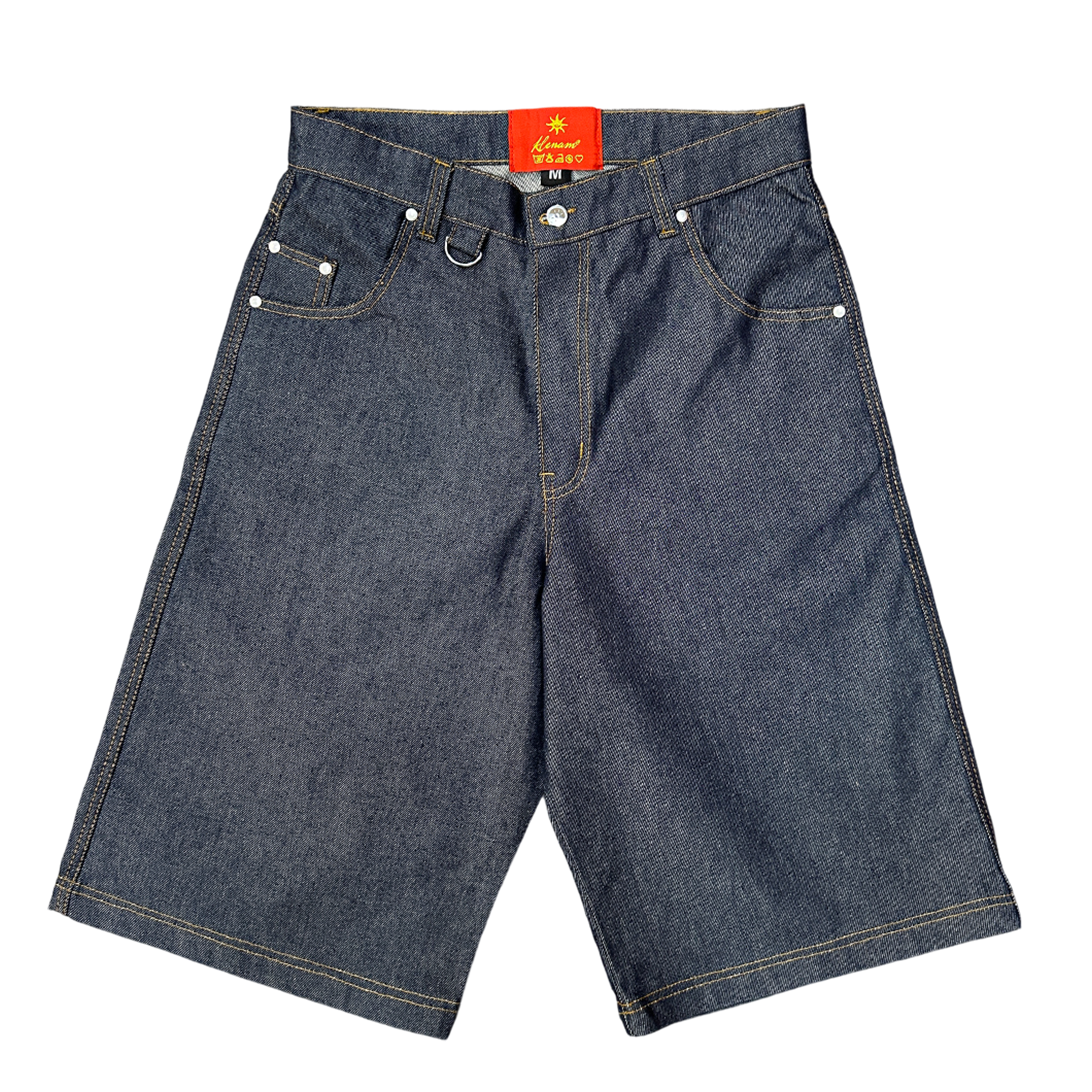 14oz Raw Indigo Denim Jorts