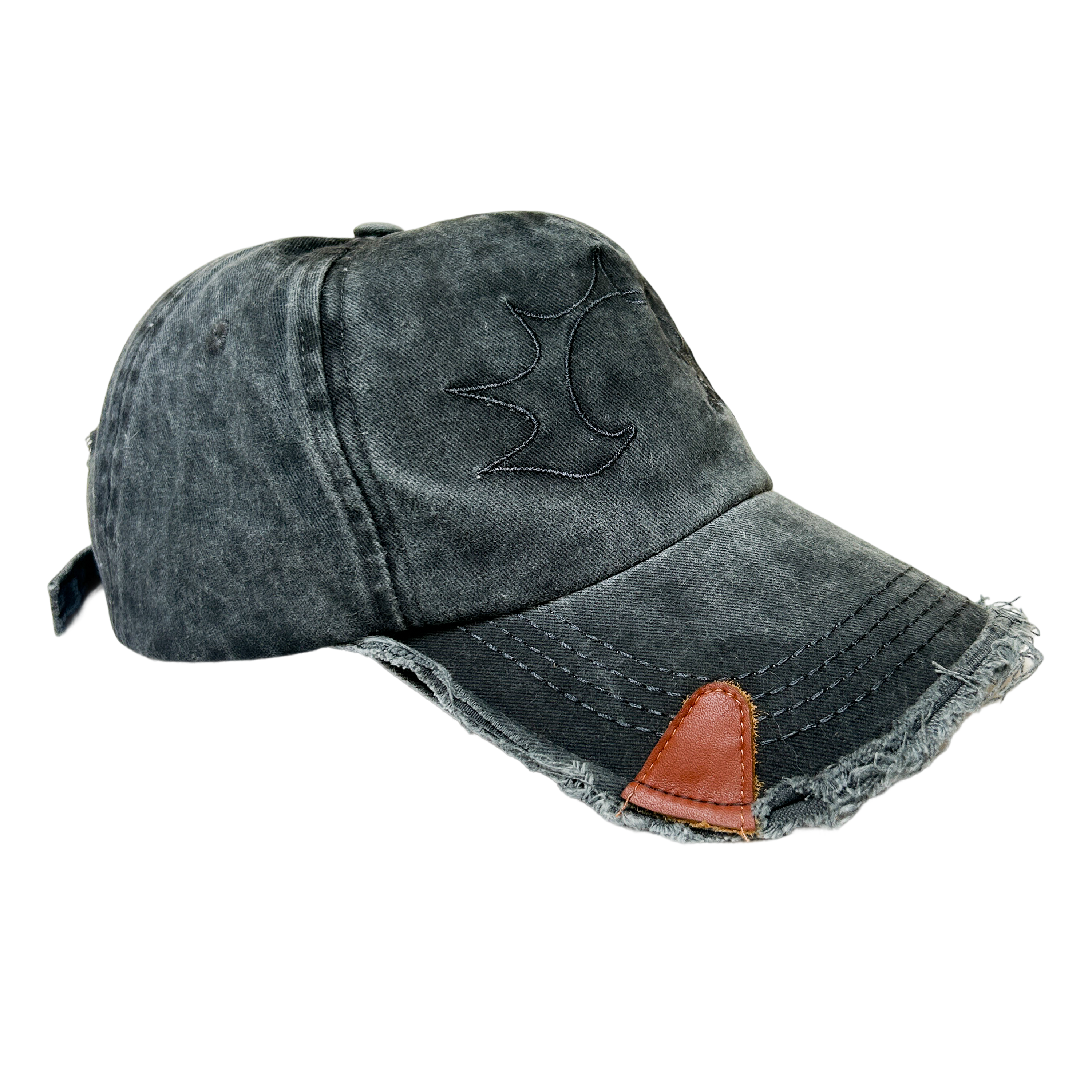 Distressed Charcoal cap