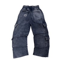 NAVY BLUE CARGO SWEATPANT