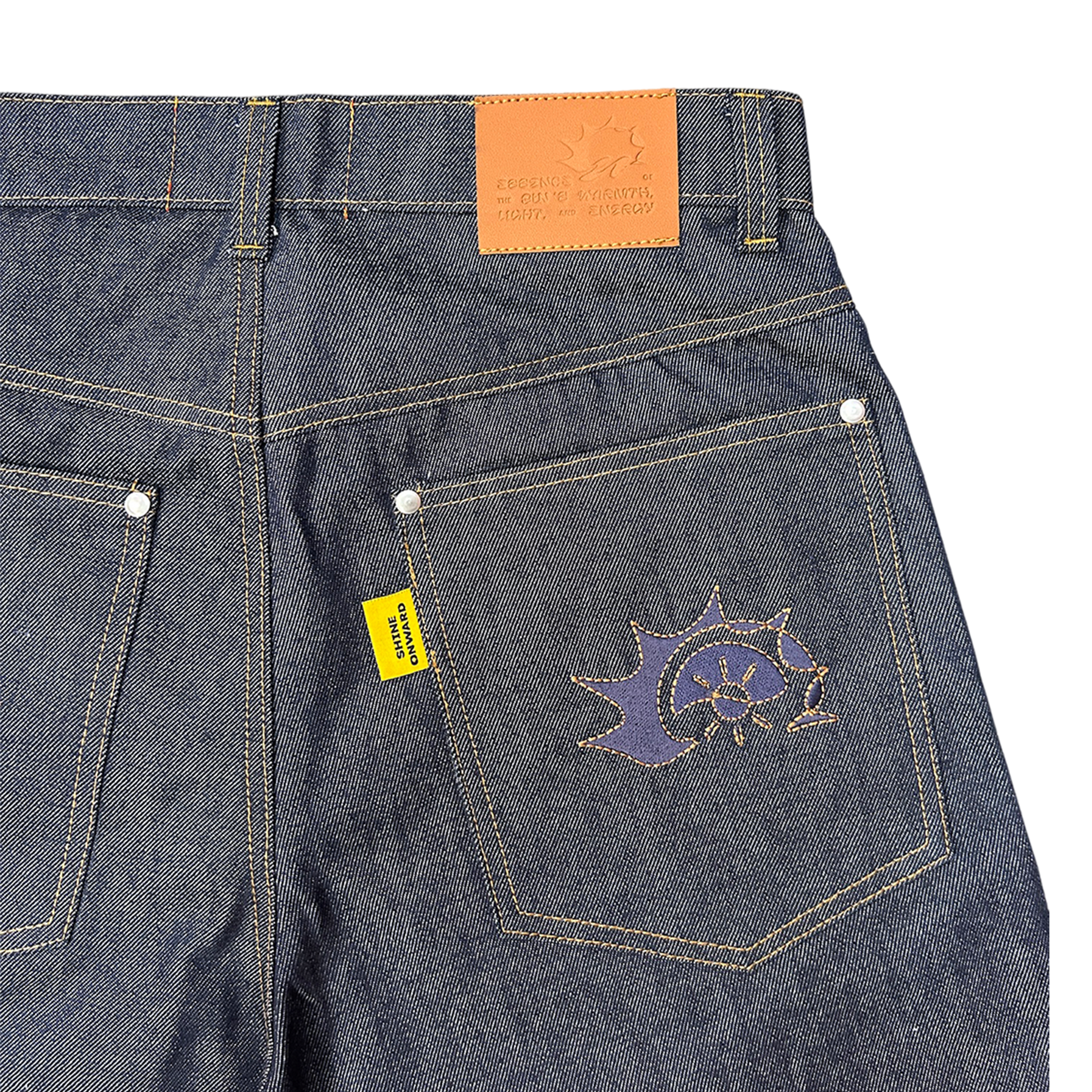 14oz Raw Indigo Denim Jorts