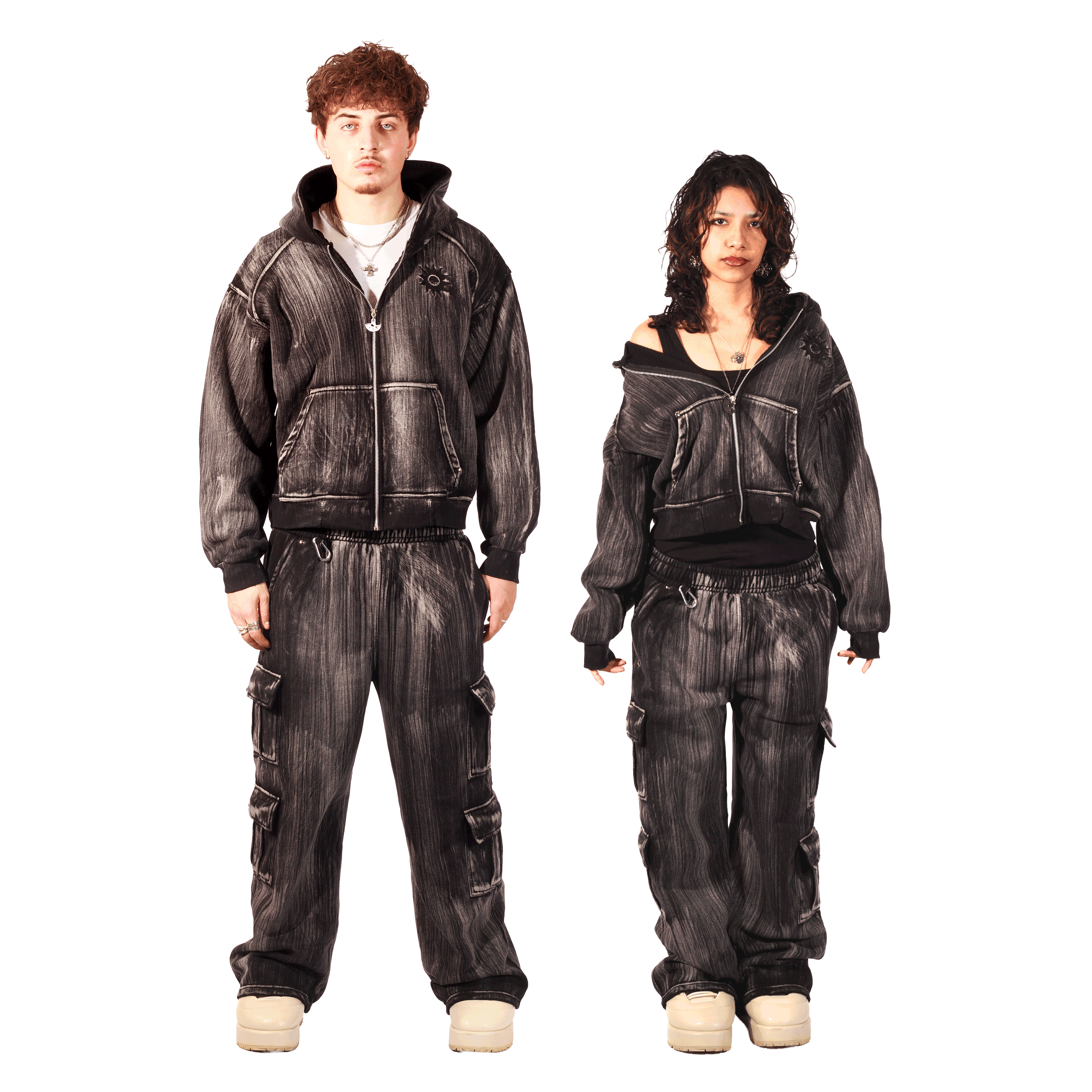 Obsidian CARGO SWEATPANTS